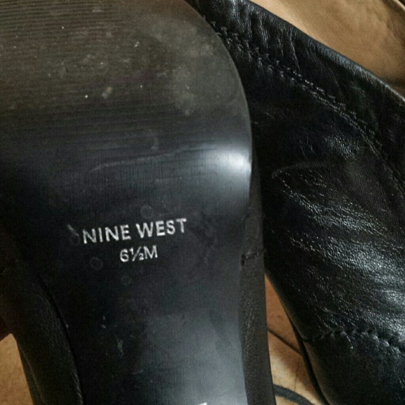 Nine West lace up heels - Picture 2 of 4